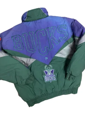 Milwaukee Bucks Vintage Bomber Jacket