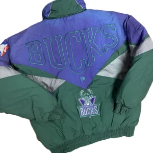 Milwaukee Bucks Vintage Bomber Jacket