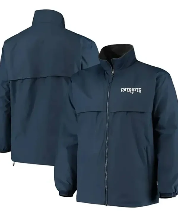 Miquela New England Patriots Navy Track Jacket