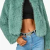 Morgan Gillory High Potential Teal Jacket