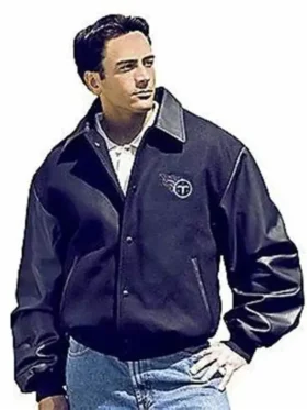 Mose Ferry Tennessee Titans Black Varsity Jacket