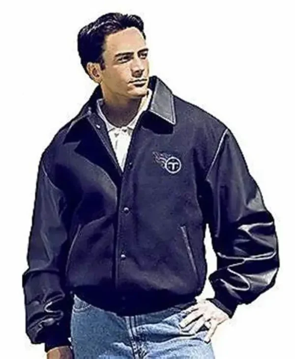 Mose Ferry Tennessee Titans Black Varsity Jacket