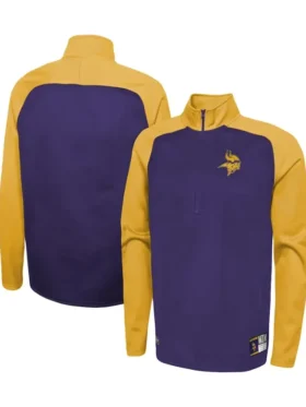 Myrtle Leuschke Minnesota Vikings Pullover Jacket