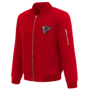 NFL Atlanta Falcons Lightweight Nylon Bomber Jacket