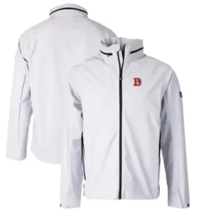 NFL Cassandre Denver Broncos White Full Zip Track Jacket