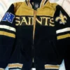 NFL New Orleans Saints Suede Bomber Jacket
