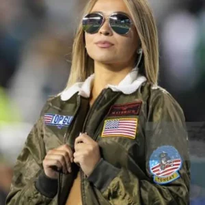 NFL Team Philadelphia Eagles Cheerleaders Top Gun Jacket