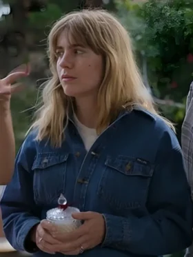 Nathalie Morris Bump S05 Blue Denim Shirt