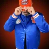 New York Knicks Blue Bomber Jacket