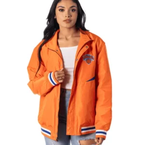 New York Knicks Orange Bomber Jacket