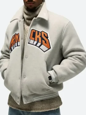 New York Knicks Wool Bomber Jacket