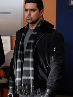 Nick Torres NCIS S22 Black Bomber Jacket