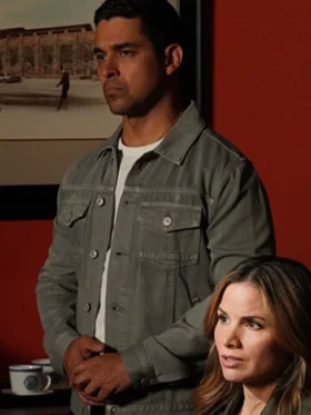 Nick Torres NCIS S22 Grey Denim Jacket