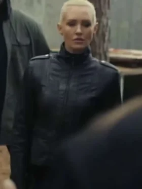 Nicky Whelan 72 Hours Leather Jacket