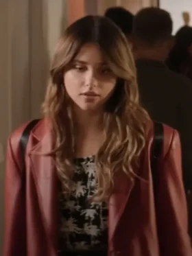 Nicole Wallace Culpa Tuya Leather Blazer