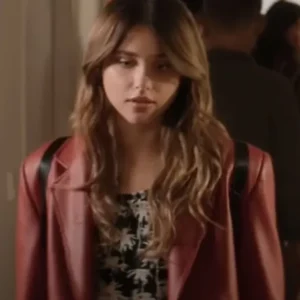 Nicole Wallace Culpa Tuya Leather Blazer