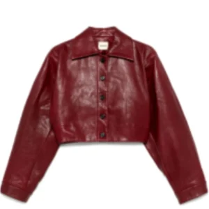 Nina Chase FBI Most Wanted Burgundy Leather Jacket