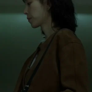 No In ji The Trunk Brown Suede Leather Jacket For Sale