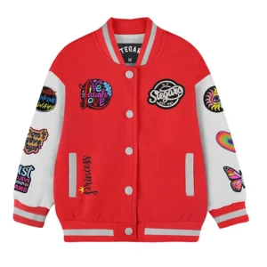 Ofelia Red Stegaro Girls Dream Varsity Jacket