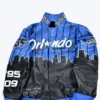Orlando Magic Blue And Black Leather Jacket