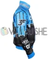 Orlando Magic Blue And Black Leather Jacket right