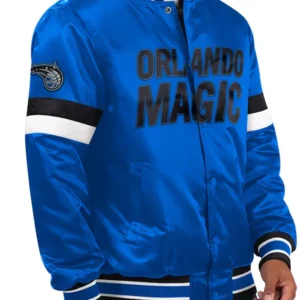 Orlando Magic Blue And Black Varsity Jacket