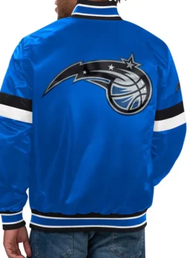 Orlando Magic Blue Black Varsity Jacket