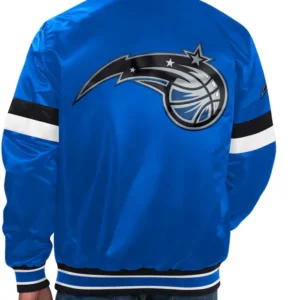 Orlando Magic Blue Black Varsity Jacket