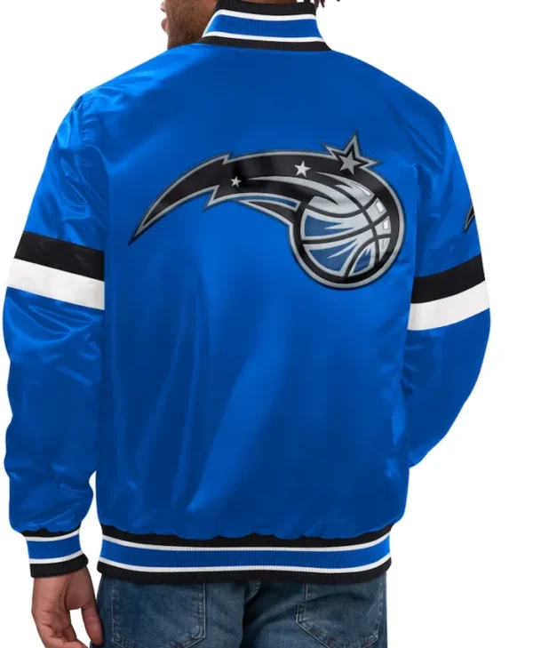 Orlando Magic Blue Black Varsity Jacket