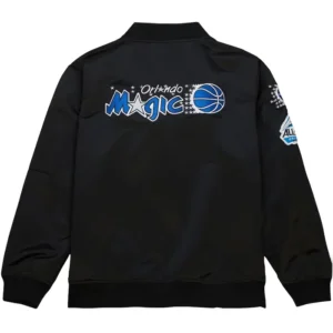 Orlando Magic Full Zip Black Bomber Jacket