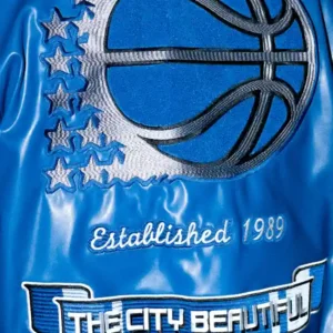 Orlando Magic Leather Bomber Jacket Sale