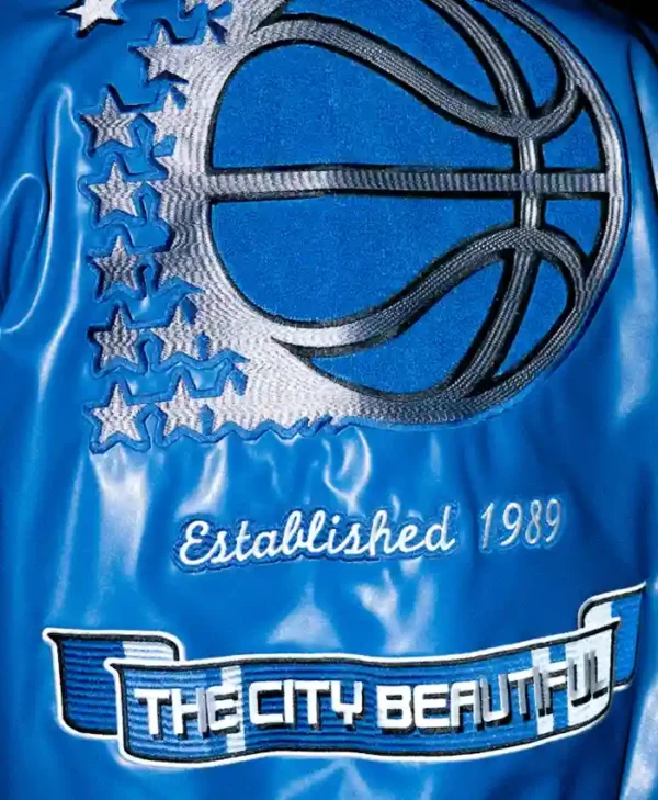 Orlando Magic Leather Bomber Jacket Sale