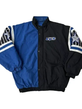 Orlando Magic Vintage Black And Blue Jacket