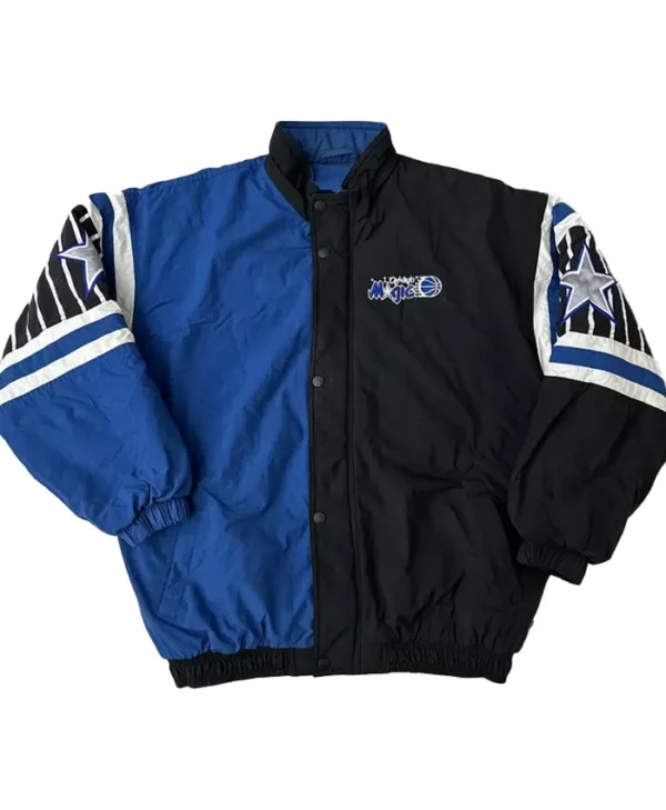 Orlando Magic Vintage Black And Blue Jacket