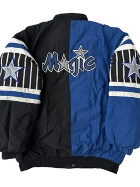 Orlando Magic Vintage Black Blue Jacket