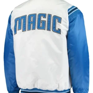 Orlando Magic White Blue Varsity Jacket