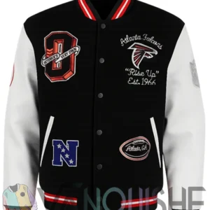 Ovo Atlanta Falcons Letterman Jacket front