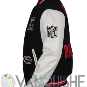 Ovo Atlanta Falcons Letterman Jacket left
