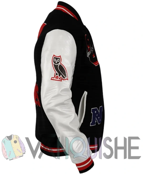 Ovo Atlanta Falcons Letterman Jacket right