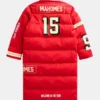 Patrick Mahomes Kansas City Off Season Player Puffer Chiefs Coat