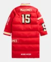 Patrick Mahomes Kansas City Off Season Player Puffer Chiefs Coat