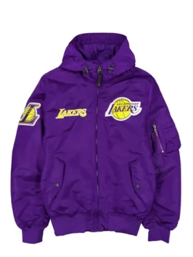 Philadelphia 76ers Blue Bomber Hoodie Jacket