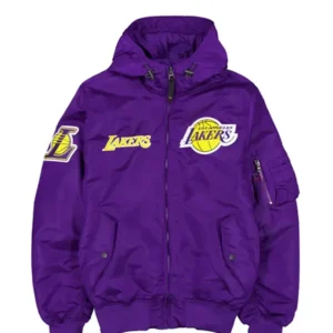 Philadelphia 76ers Blue Bomber Hoodie Jacket