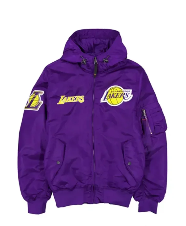Philadelphia 76ers Blue Bomber Hoodie Jacket