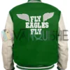 Philadelphia Eagles Letterman Green Varsity Jacket