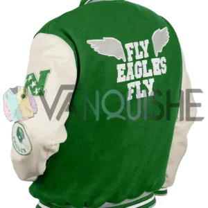 Philadelphia Eagles Letterman Green Varsity Jacket