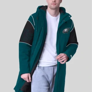 Philadelphia Eagles Starter Dynasty Polyfill Stadium Midnight Jacket