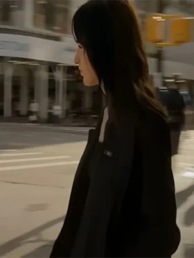 Phoebe Dynevor Inheritance Black Leather Jacket