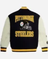 Pittsburgh Steelers Snoop Dogg Varsity Letterman Jacket shoot back