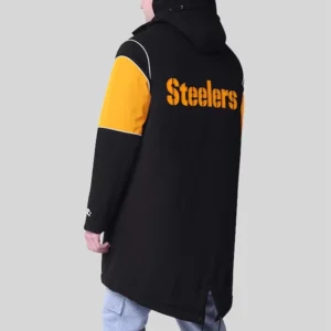 Pittsburgh Steelers Starter Dynasty Polyfill Stadium Jacket Back